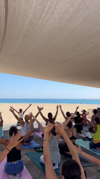 Mornings like these >> 

#almazabay #amazingalmaza #summer2024 #northcoast #travcoproperties #pilates #beachyoga